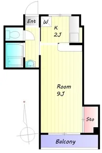 ベラ板橋【2階】の間取り