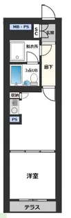 ライオンズマンション川越南【2階】の間取り
