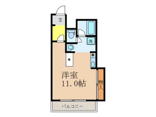 ベルハイム江坂【2階】の間取り