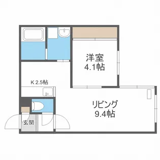A2麻生(エーツーアサブ)【2階】の間取り