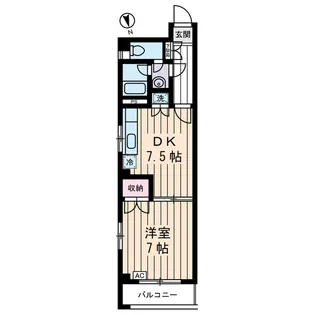 ヴィラージュ浅井【3階】の間取り