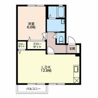 シャルマン大潟 C【1階】の間取り