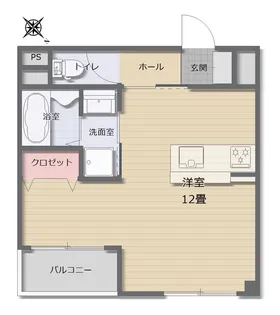 ヴィクトワール【3階】の間取り