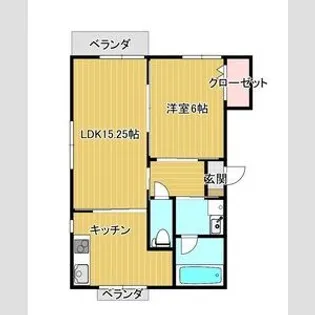 第三鴫原ビル【3階】の間取り