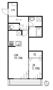 アプリコットテラス【1階】の間取り