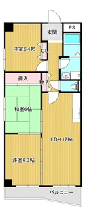 エスポワール【1階】の間取り