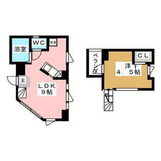 K・LOFTII【2階】の間取り
