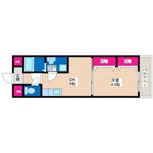 ラフィーネ【2階】の間取り