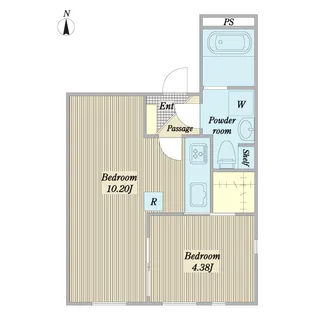 STRIPES 大森【2階】の間取り