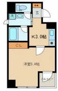 アーバン菊川【7階】の間取り