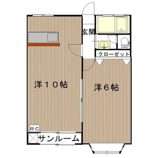 メープルタウン【1階】の間取り