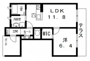 シャーメゾン和 II【1階】の間取り
