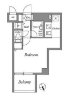 ラステージ坂町の間取り