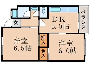 コ-ポ寺岡【3階】の間取り