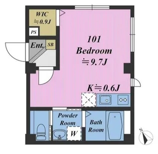 MANOR HOUSE Akashicho(マナーハウス明石町)【1階】の間取り