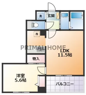 エトワールII【5階】の間取り