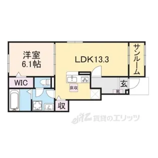 サニータウン横田1【1階】の間取り