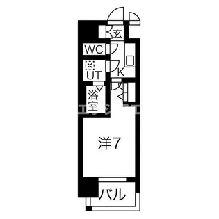 コスモリード大阪福島【9階】の間取り