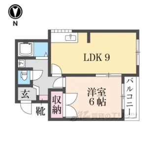 サンハイツ新大宮【2階】の間取り