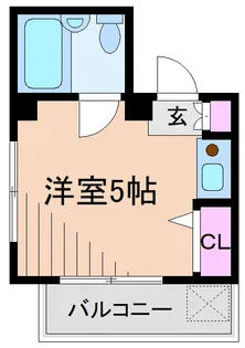 向後マンション【4階】の間取り