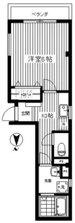 サンパティーク恵比寿【1階】の間取り