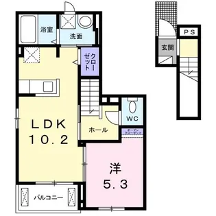 セレノカーサ【2階】の間取り