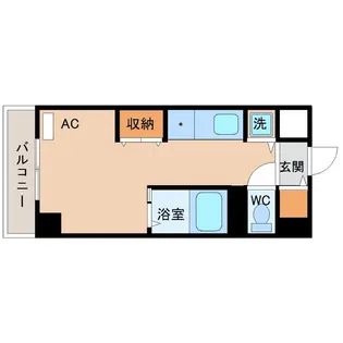 ニューヨークスチューディオ【3階】の間取り