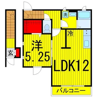 オーナーズガーデン西立野【2階】の間取り
