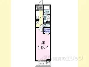 ブラン ルミエール【2階】の間取り