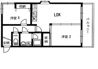 コスモリード横浜反町【3階】の間取り