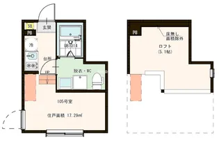 MoonStar KANAMACHI【1階】の間取り