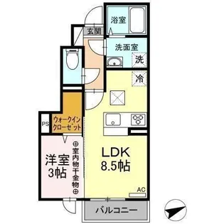 Raffine Cerezo【1階】の間取り
