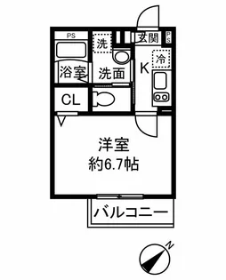 さくら6番館【2階】の間取り