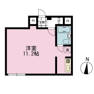 ミハルアート逗子海岸【3階】の間取り