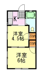 ル・ショコラ宮崎町【1階】の間取り