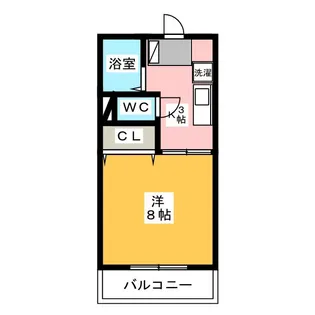 ロイヤルパレス【3階】の間取り