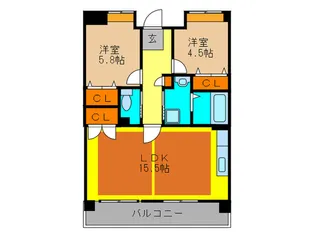 OPH新千里西町1号棟【7階】の間取り