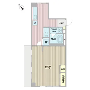 レナシス西葛西【4階】の間取り