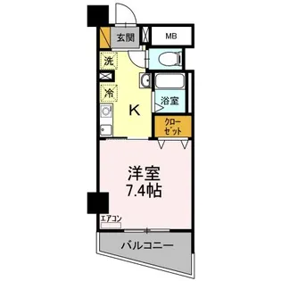 オーク・ヒルズ【4階】の間取り
