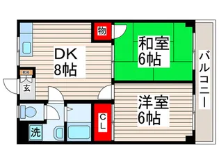 アーバンハイツ西葛西【4階】の間取り