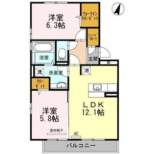 グランシャリオM【3階】の間取り