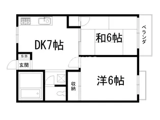 ラ・エトワル【2階】の間取り