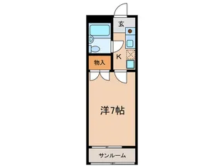 尾山台QSハイム【2階】の間取り