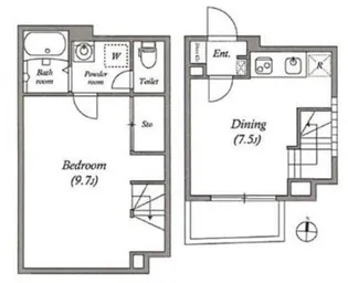 LEGALAND西小山【1階】の間取り