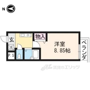 ハイツウエスティ【2階】の間取り