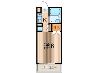 ガーデンヒルズ横浜【4階】の間取り