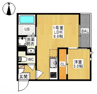 REGALEST 青江【2階】の間取り