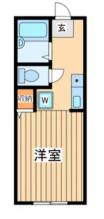 玉川学園アパート【2階】の間取り