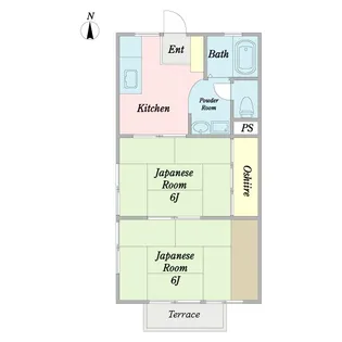 しんまちハイツV【1階】の間取り