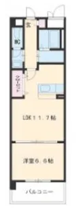 ディスパシオ【3階】の間取り